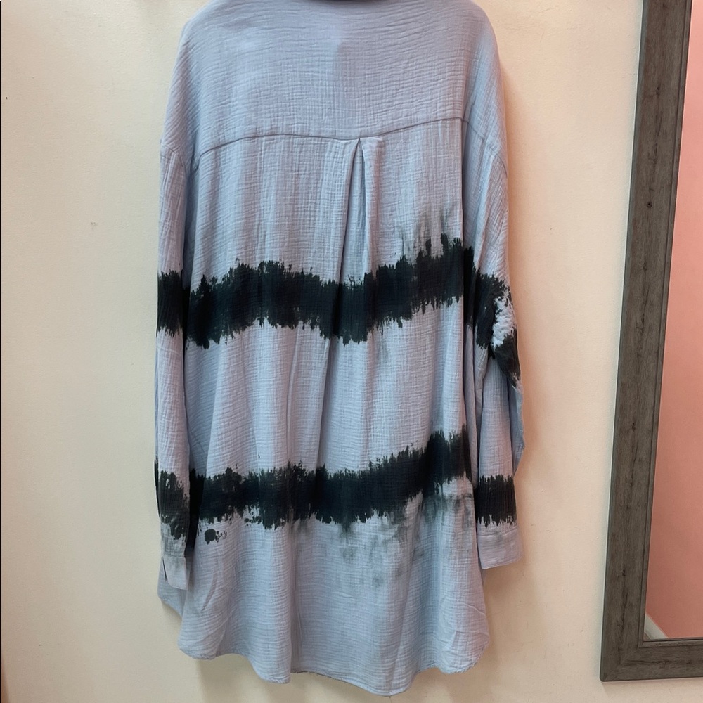 DAVI & DANI Blue and Black Tunic Top / Dress NWT - Picture 3 of 9